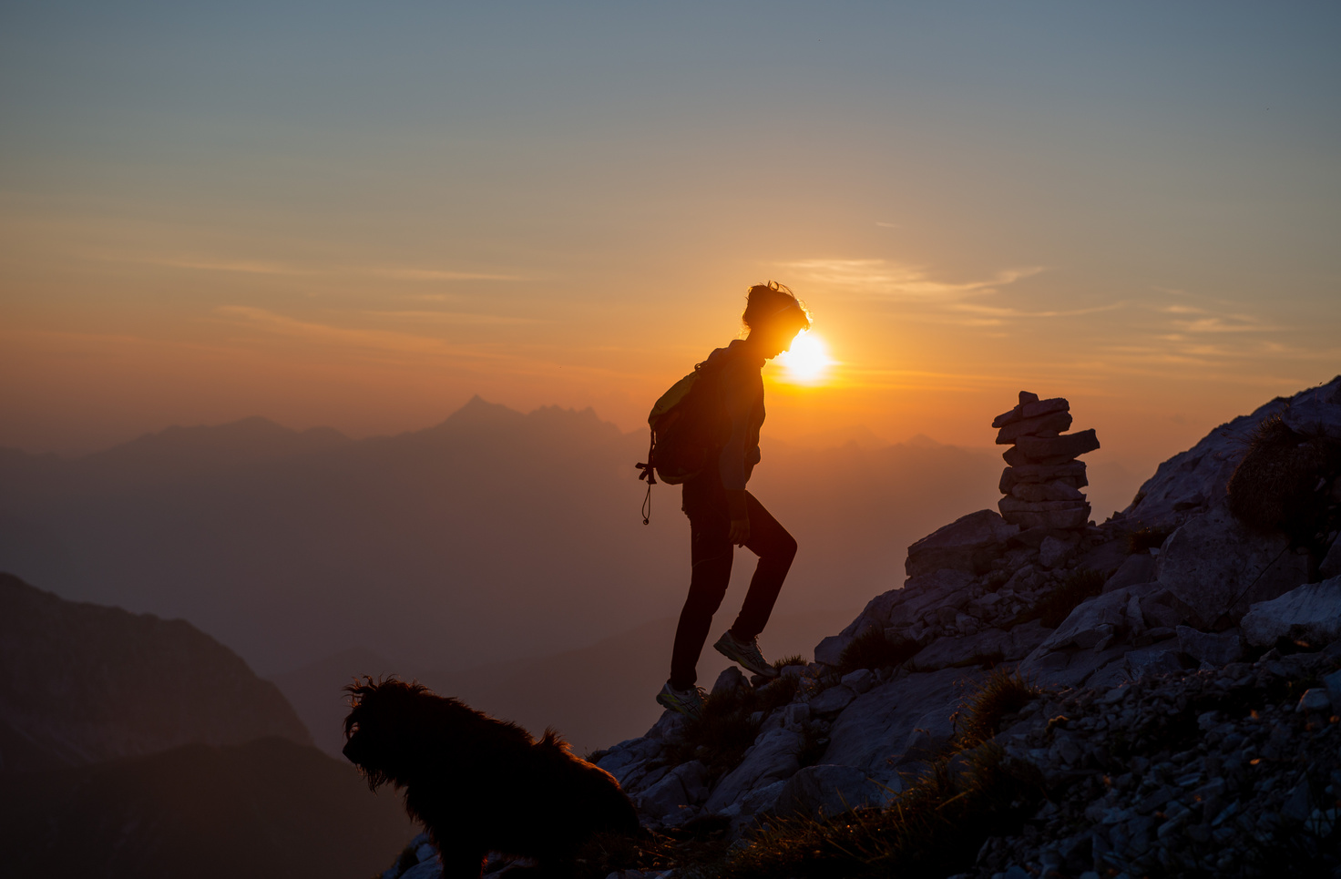 girl going to the mountains